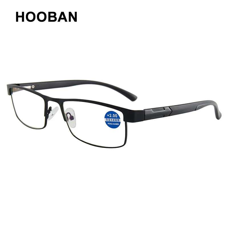 HOOBAN Läsglasögon i Rostfritt Stål – Unisex