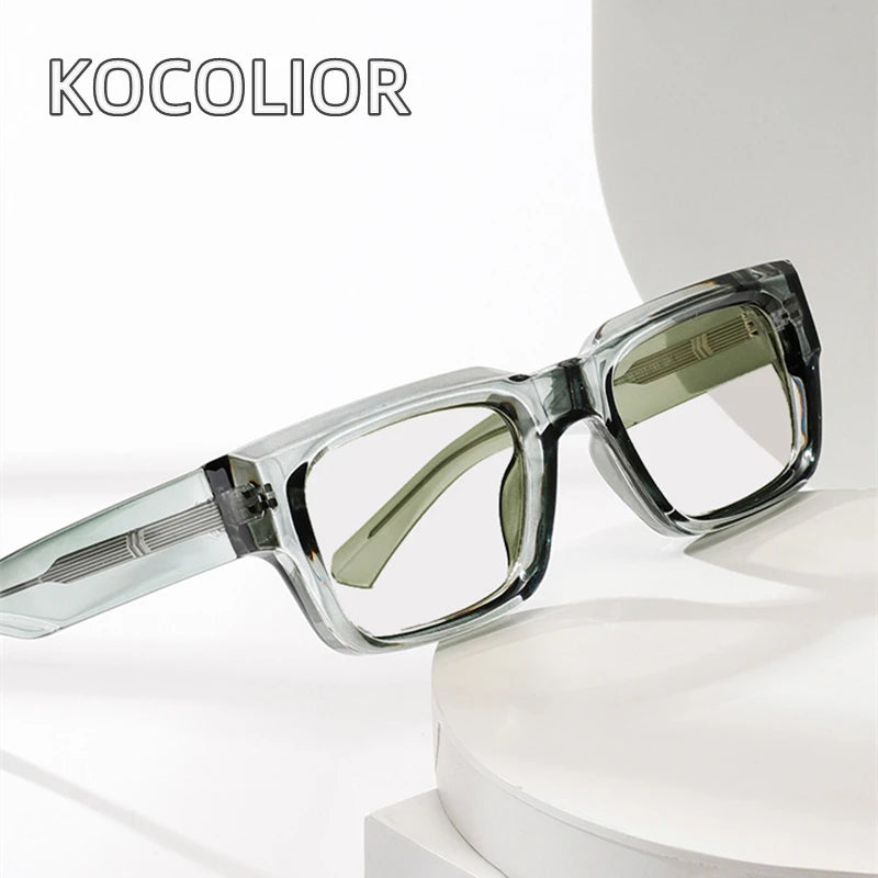 KOCOLIOR Fotokromatiska Läsglasögon – Acetat & CR-39 Linser.